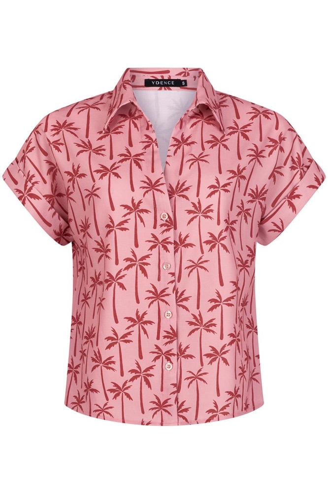 BLOUSE TINA HSS2541 1112 PINK PALMS